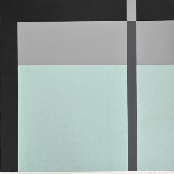 1992 'Blue Ice' Lithograph by Jeanne Garant - Picture 4 of 4